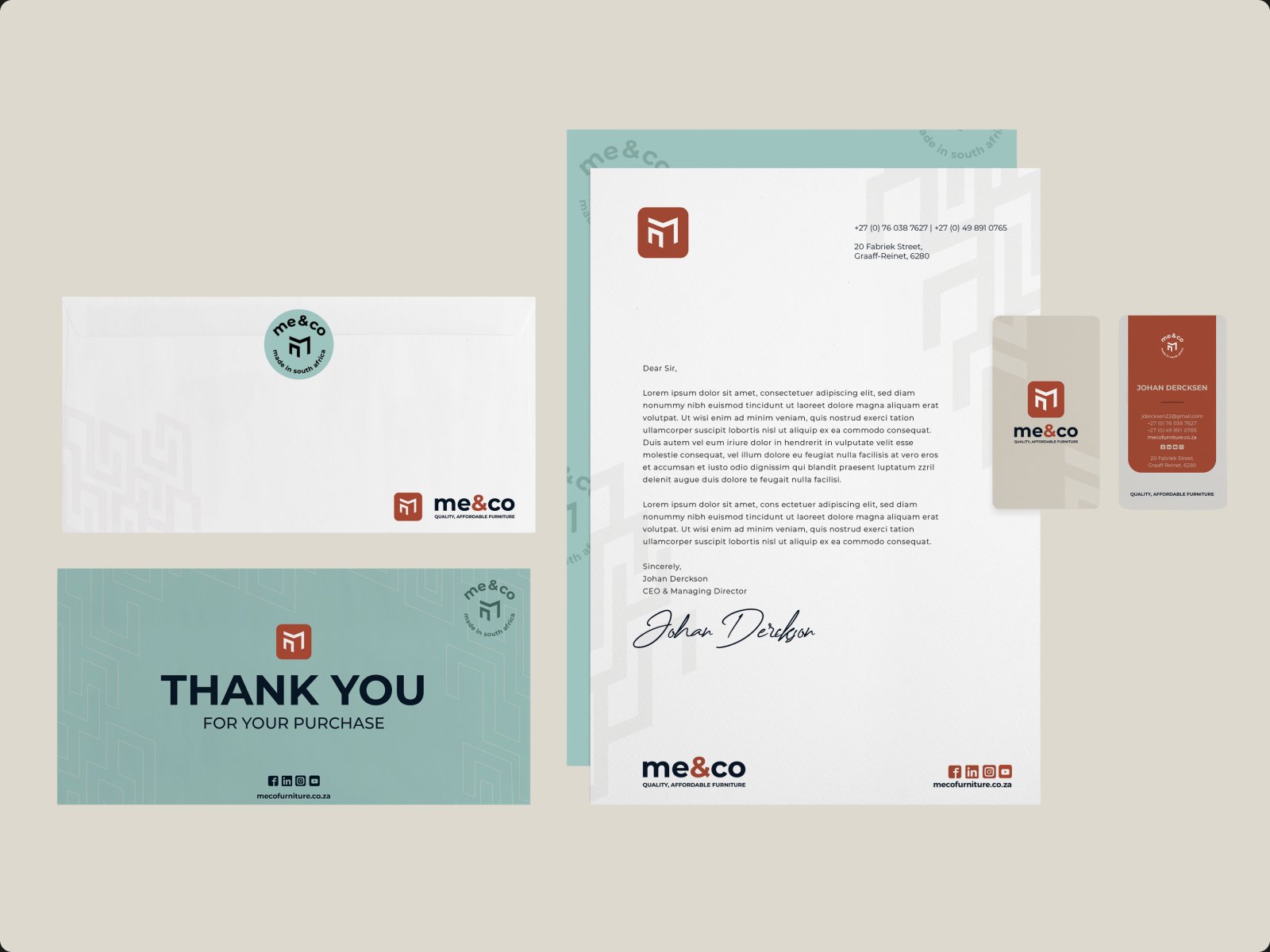 Stationery suite