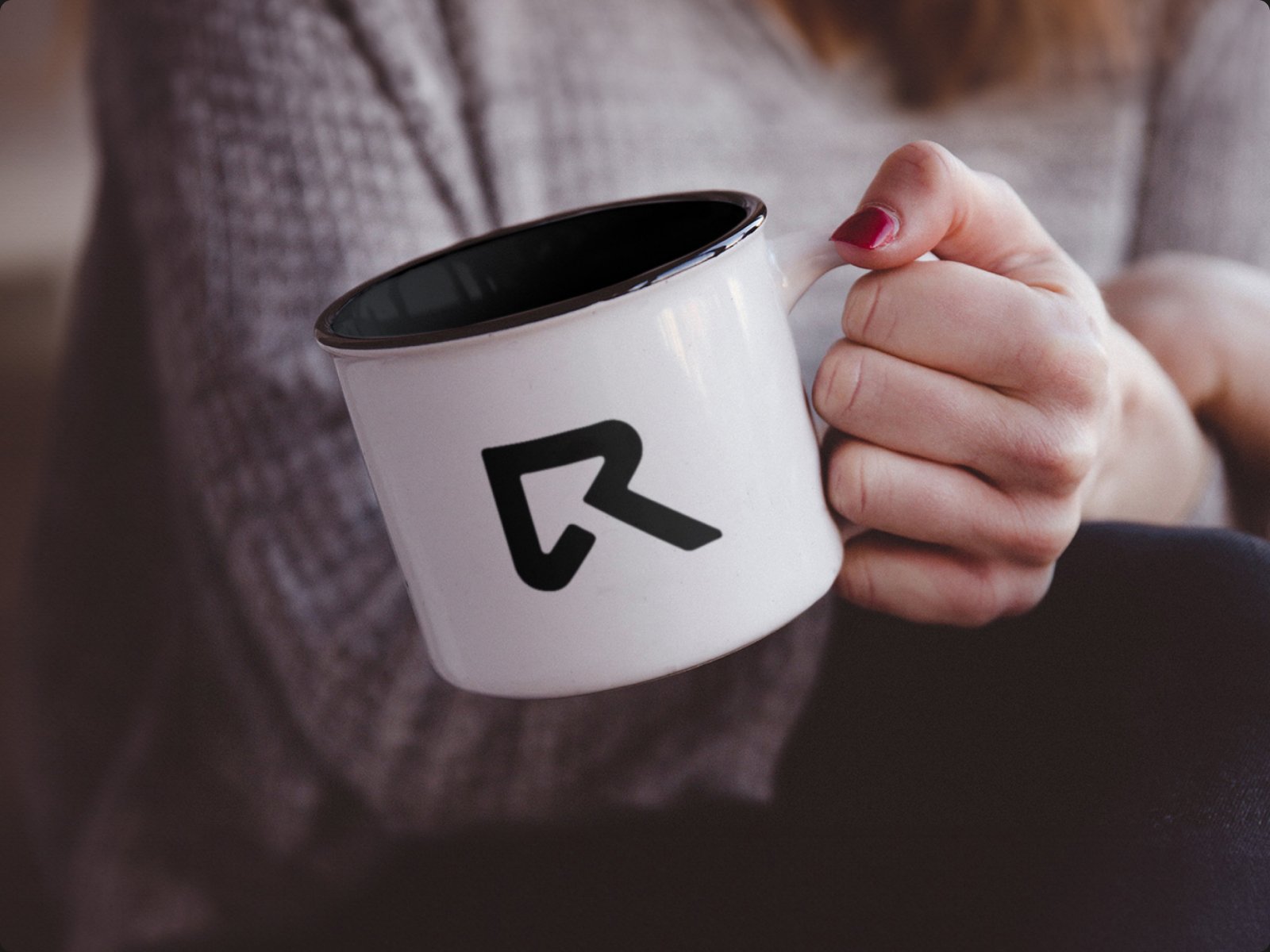 Enamel mug